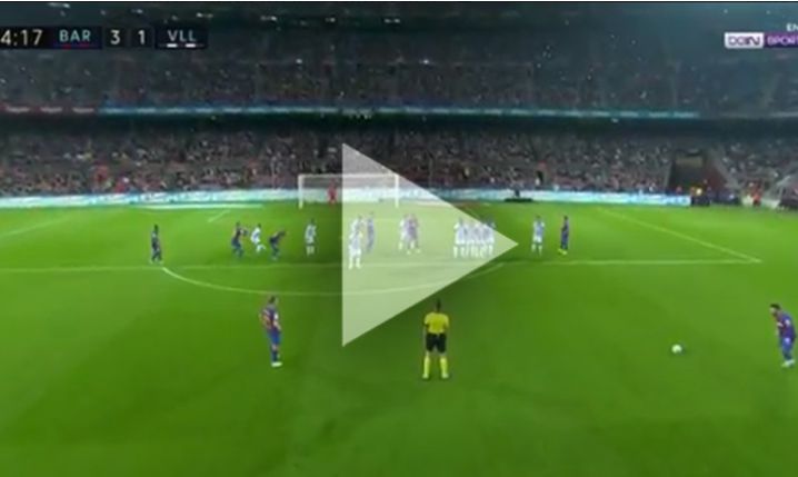 GENIALNY gol Messiego z rzutu wolnego! 3-1 [VIDEO]
